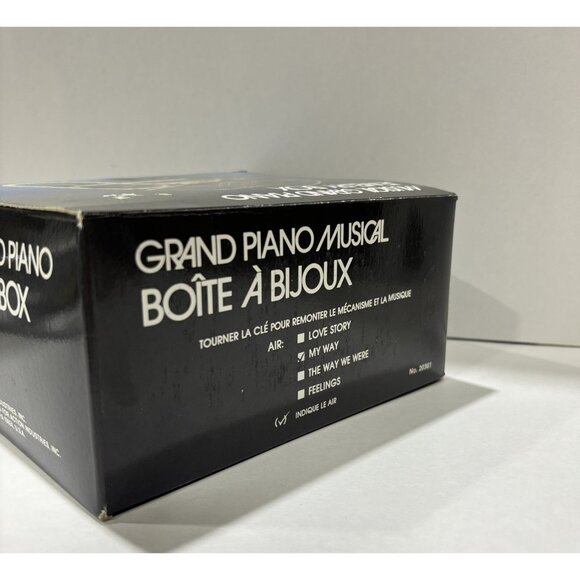 RARE 1982 Original Packaging Musical  Piano Jewelry Box - Picture 3 of 4